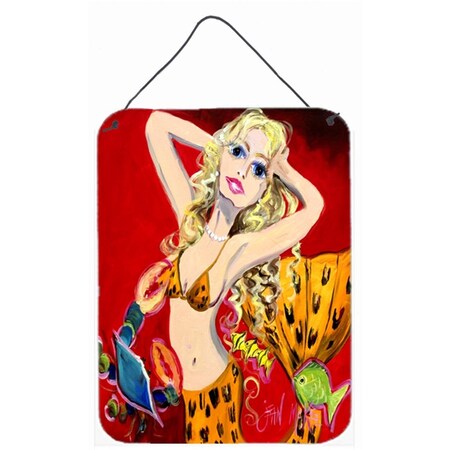 Carolines Treasures Red Mermaid Wall and Door Hanging Prints JMK1181DS1216